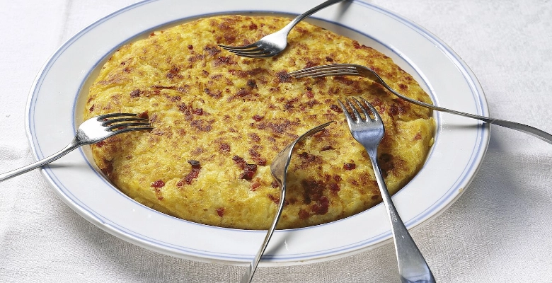 Rösti bio con pancetta