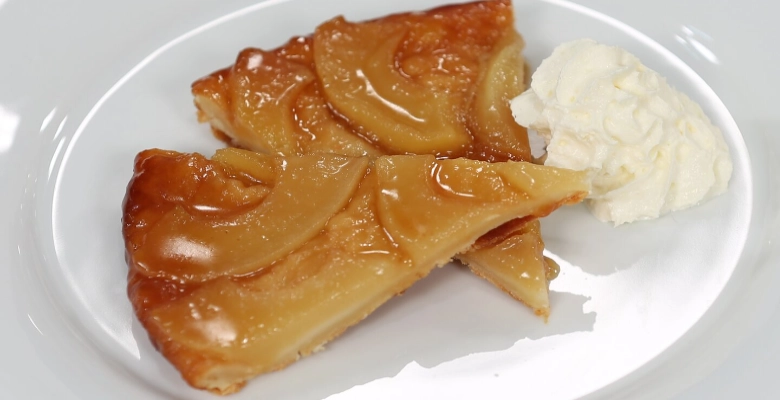 Bio-Tarte tatin (Gestürzter Apfelkuchen)