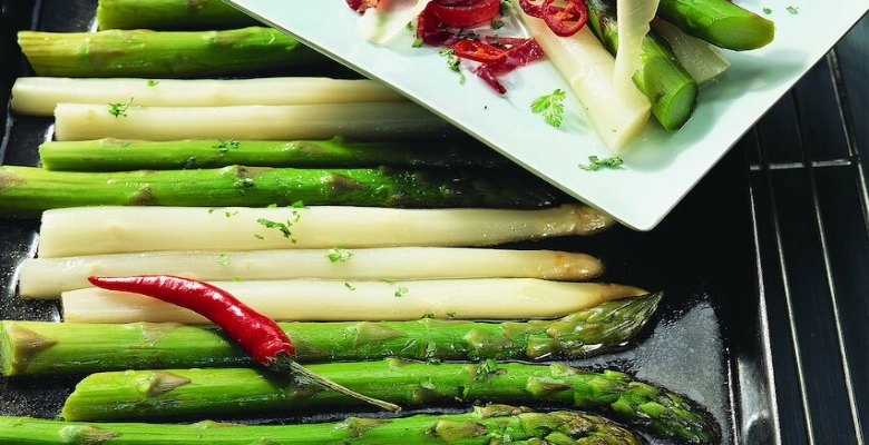 Teglia di asparagi bio