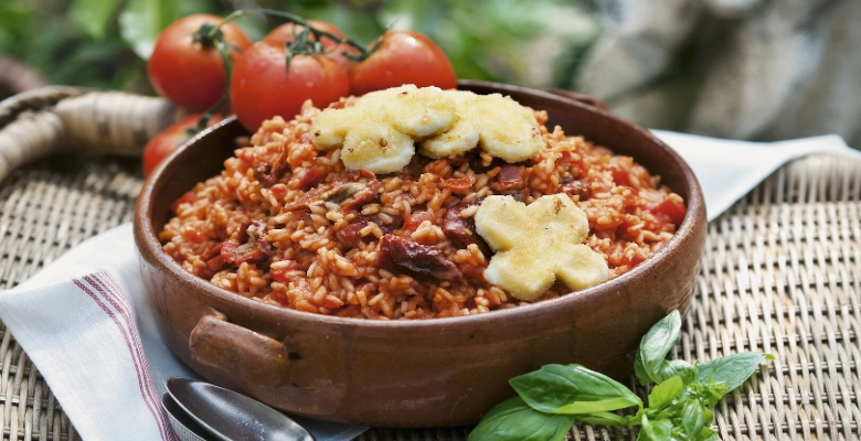 Risotto ai pomodori bio alla maniera svizzera